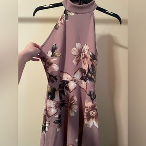 Floral Halter Top Dress